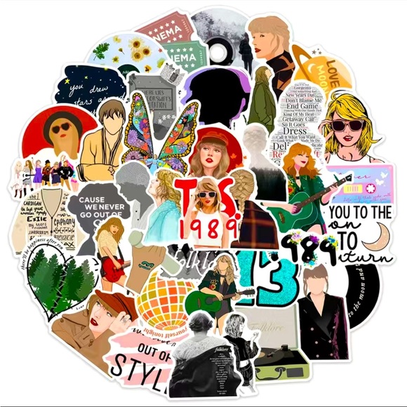 50 Piece Taylor Swift Sticker Pack Swifty - Picture 1 of 5
